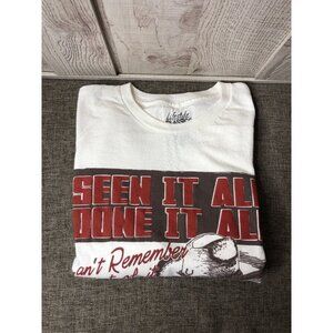 Cowboy Mens T Shirt Size Large Seen It All Done It All Can't Remember Most of It